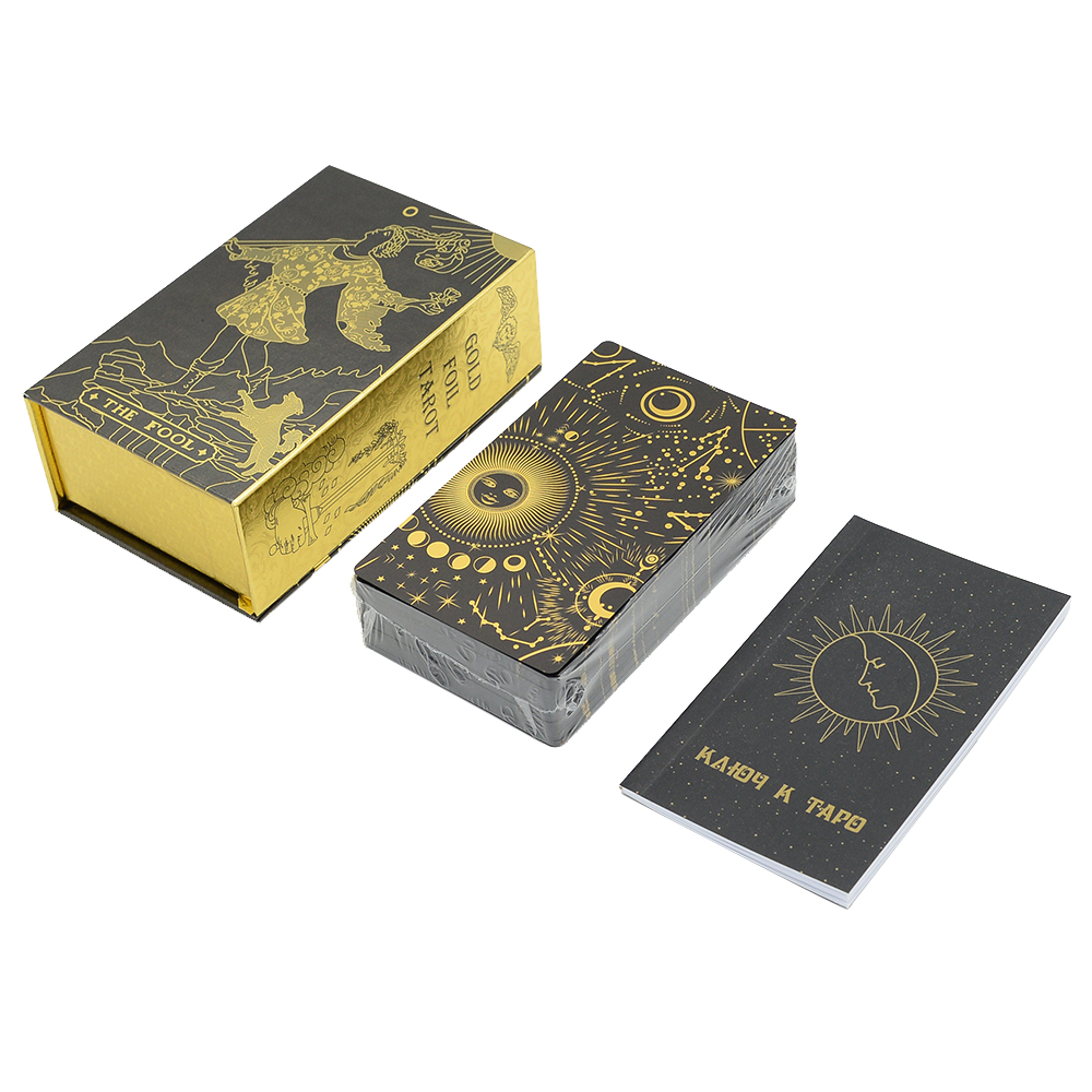 Gold Foil Tarot 12x7cm Russian - Board Game For Couple บทวิจารณ์และราคา