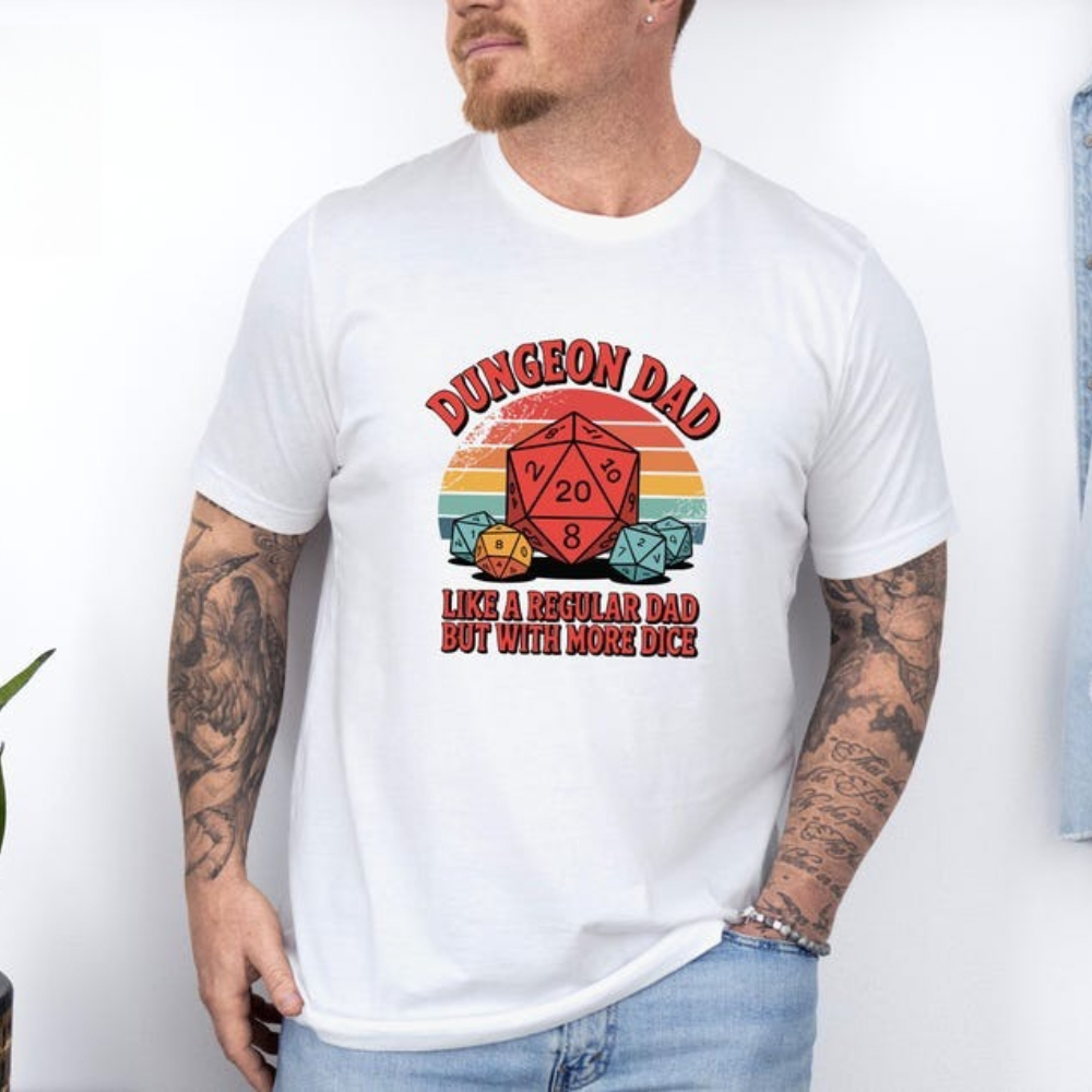 Dungeon Dad Shirt Funny Dungeo - Board Game Night บทวิจารณ์และราคา