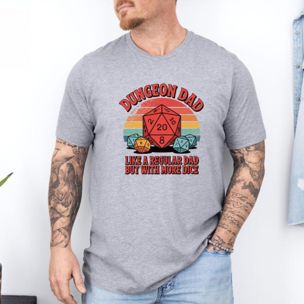 Dungeon Dad Shirt Funny Dungeo - Board Game Night บทวิจารณ์และราคา